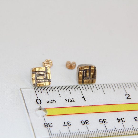 D’Agostino 18k Gold & Sterling Silver Earrings - Picture 8 of 12